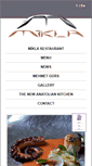 Mobile Screenshot of miklarestaurant.com